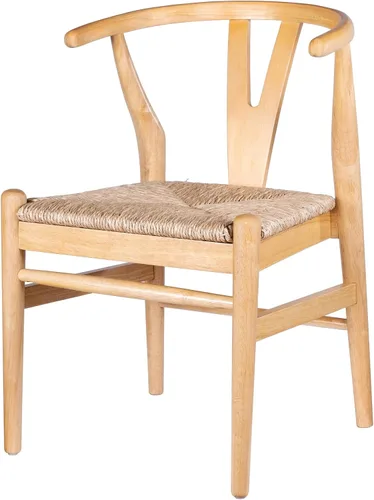 Miniatura 6 de Boraam Sillas de comedor Wishbone - Juego de 2 - Acabado natural