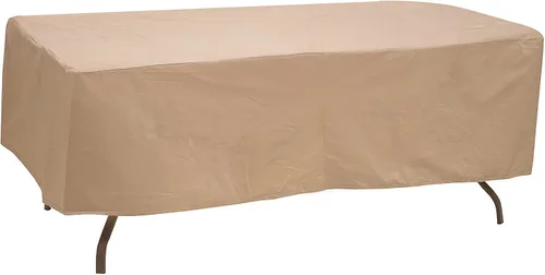 Miniatura 9 de Protective Covers Funda de mesa resistente a la intemperie, 60 x 66 pulgadas, mesa ovalada/rectangular, gris - 1152