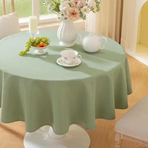Miniatura 17 de Laolitou - Mantel cuadrado de lino impermeable texturizado negro, manteles lavables sin arrugas a prueba de derrames para mesa de comedor