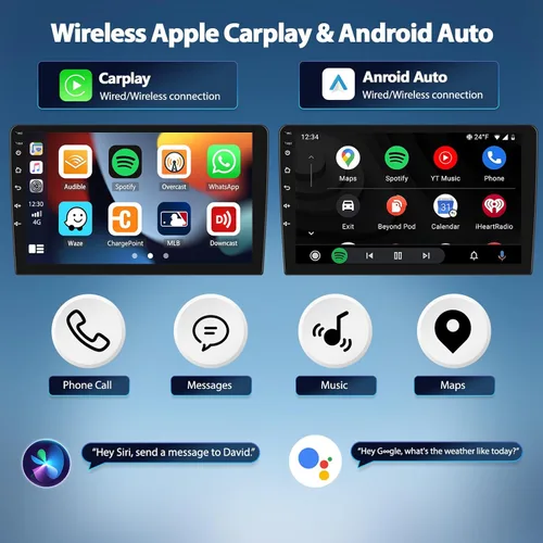 Miniatura 3 de [8 Core 4G+64G] Android 13 Estéreo de coche para Ford Escape 2007-2012/Mazda Tribute 2007-2012 con Apple CarPlay Android Auto, radio de coche