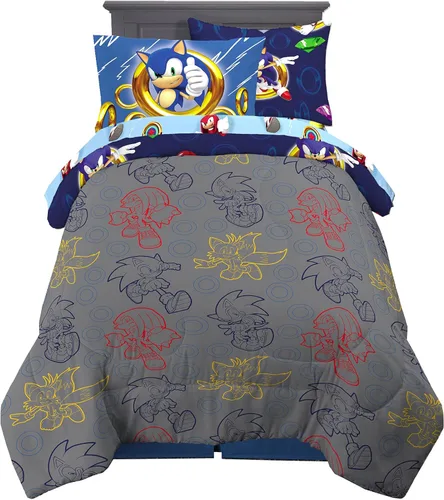 Miniatura 214 de Franco - Juego de edredón y sábanas supersuaves con funda, para niños, 7 piezas, tamaño matrimonial, Five Nights At Freddy's Cinco noches en Freddy's