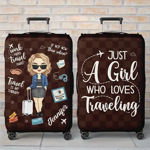 Miniatura 6 de Pawfect House Esenciales de viaje para mujeres, fundas de equipaje para maleta, funda de maleta, regalos de viaje para mujeres, imprescindibles