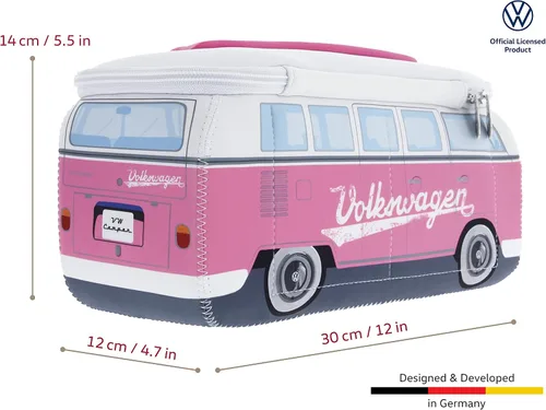 Miniatura 3 de BRISA VW Collection – Volkswagen Bolsa universal de neopreno para maquillaje, cosméticos, artículos de tocador para farmacia de viaje, en diseño