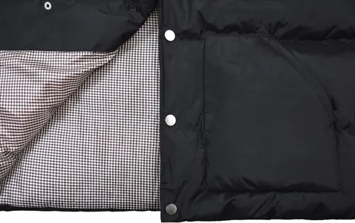 Miniatura 2 de Victory Outfitters - Chaleco acolchado frontal para hombre con forro estampado a cuadros