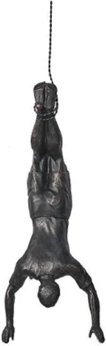 Miniatura 6 de Juego grande de 6 hombres trepadores de pared, 6 hombres escaladores negros + 3 rocas para ocultar uñas, decoración de pared, arte de pared