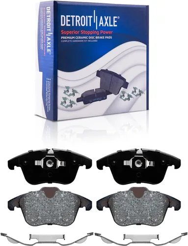 Miniatura 34 de Detroit Axle - Zapatas de freno traseras para Chrysler PT Cruiser 04-09, reemplazo de zapatas de freno semimetálicas 2004 2005 2006 2007 2008 2009