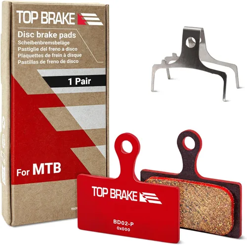 Miniatura 10 de TOP BRAKE Disc Bike Brake Pads Compatible with Shimano XTR M9000/9020 Deore XT M785/ M8000 MTB/eMTB/Gravel/Cross Country(XC)/Trail/All