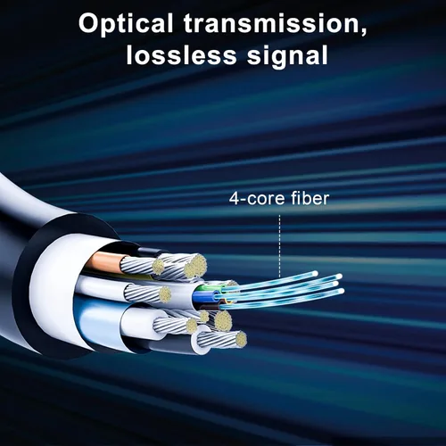 Miniatura 2 de Cable de fibra óptica DP largo de 8 K de 100 pies/98.4 ft, 8K @60Hz, 4K @144Hz, 32.4Gbps Displayport 1.4 cable, conector chapado en oro, cable