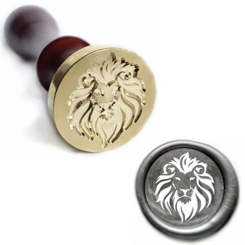 Miniatura 14 de Sellos de cera de sellado de patrones de animales, sellos de cobre y empuñadura de madera, kit de sellos de cera para sobres de tarjetas, embalaje