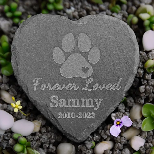 Miniatura 5 de Regalo conmemorativo de la pérdida de perro, piedra conmemorativa personalizada para mascotas, lápida de condolencias para perros por pérdida