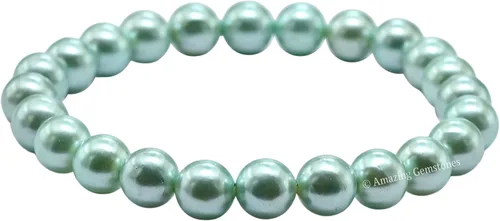 Miniatura 748 de Amazing Gemstone Pulsera de cristal para mujeres y hombres, pulsera de cristal curativo de protección, pulsera elástica con cuentas de piedras
