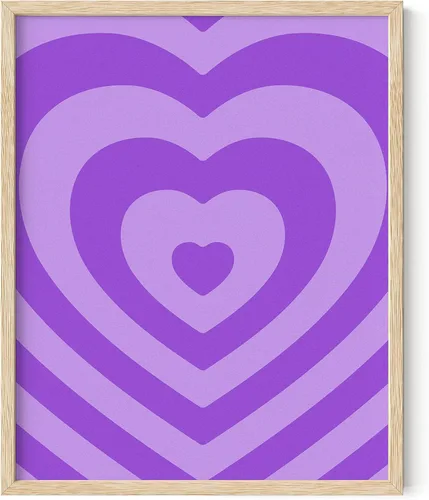 Miniatura 54 de HAUS AND HUES Arte de pared morado - Pósteres estéticos para habitación, decoración de pared morada para dormitorio, pósteres estéticos para Turvy