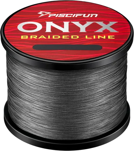 Miniatura 14 de Piscifun Línea de Pesca Trenzada Onyx, Superlínea Trenzada Resistente a la Abrasión, Cero Estiramiento Súper Fuerte, Baja Memoria, Líneas de Pesca