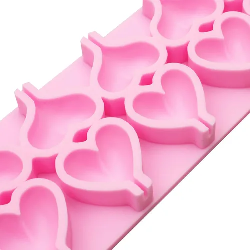 Miniatura 9 de Molde sexy de silicona para labios, molde para hornear de chocolate con forma de corazón para decoración de tartas de San Valentín, decoración
