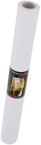 Fundamentals Rollo de papel de recambio de caballete para niños de 16 pulgadas x 11 yardas, ideal para pinturas, arte de pared, papel de caballete,