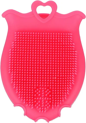 Miniatura 2 de Beaupretty Cepillo de silicona para champú para bebés con masajeador suave del cuero cabelludo y agarre cómodo, exfoliante suave para el cuidado