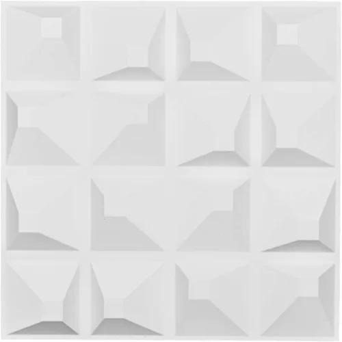 Miniatura 25 de Ekena Millwork 19 5/8 pulgadas de ancho x 19 5/8 pulgadas de alto, Tristan EnduraWall decorativo 3D, laguna satinada (cubre 2.67 pies cuadrados).