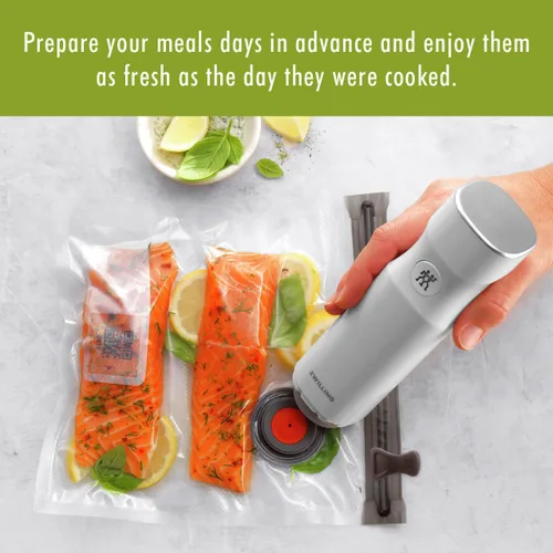 Miniatura 11 de ZWILLING Fresh & Save - Bolsas selladoras al vacío de 10 piezas, bolsas de Sous Vide, preparación de comidas, varios tamaños