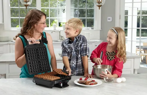 Miniatura 4 de Cuisinart waflera belga de 4 rebanadas - cuadrada, WAF-150NAS