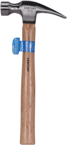Miniatura 5 de Century Drill & Tool 72278 Martillo de garra recta, 24 onzas, acero forjado en gota, mango de madera de nogal, martillo rasgado duradero