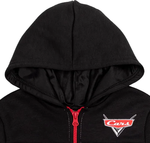 Miniatura 3 de Disney Cars Lightning McQueen - Sudadera con capucha de forro polar con media cremallera