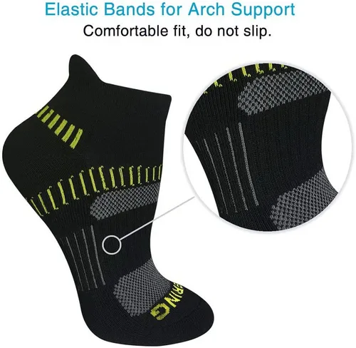 Miniatura 5 de BERING Women's Athletic Cushioned Ankle Running Socks (6 Pack)