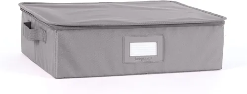 Miniatura 111 de Covermates Keepsakes - Juego de cajas de almacenamiento con cierre de cremallera, paquete de 3 cubos organizadores de poliéster resistente, diseño
