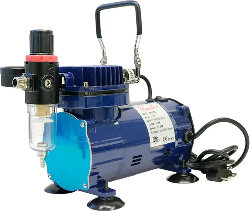 Miniatura 3 de Paasche Compresor D500SR de 1/5 HP con apagado automático, regulador y trampa de humedad