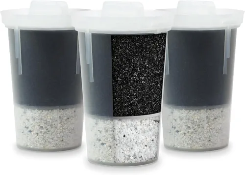 Miniatura 11 de Reemplazo único de filtro de agua alcalina MINA de Santevia Filtro único de jarra de agua para el hogar que agrega minerales y produce agua