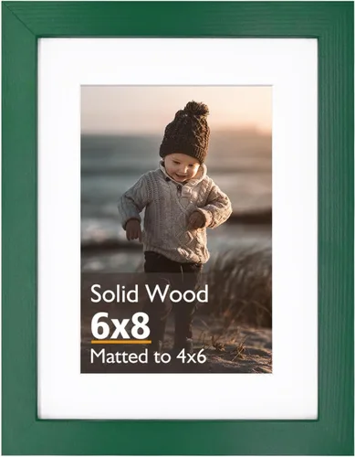 Miniatura 114 de KINLINK 3.5x5 Picture Frame, Ash Black Solid Wood Frame with Plexiglass for Table Top and Wall Mounting, Photo Frame for Horizontal or Vertical