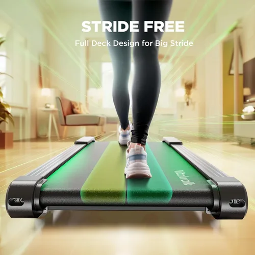 Miniatura 8 de Vitalwalk Walking Pad Treadmill with Incline, Full Deck 15% Auto Incline, Portable Under Desk Treadmills for Home Office, 350LBS, 3.0HP Brushless