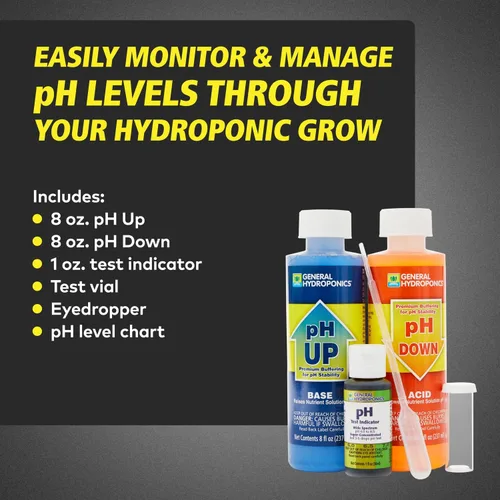 Miniatura 4 de Great White PRPSGW04 100049823 - Micorrizas de 4 onzas, 4 onzas y kit de control de pH hidropónico general para una solución equilibrada