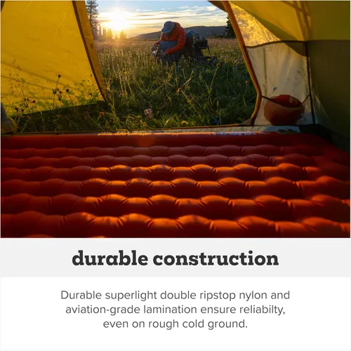 Miniatura 4 de Big Agnes Rapide SL - colchón inflable aislante, ultraligero, compacto para todas las estaciones de mochilero y senderismo, bolsa de bombeo