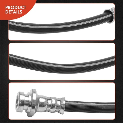 Miniatura 5 de A-Premium Manguera hidráulica de freno compatible con los modelos Nissan y Datsun - Juke 2011-2017, 720 1980-1982, 620 1978-1979 - Reemplazar #