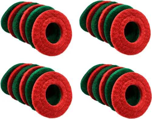 Miniatura 5 de Terminal de batería Arandelas de fibra anticorrosión Protector de terminal de batería (rojo y verde, 12 piezas)