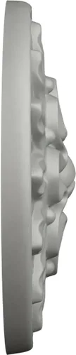 Miniatura 3 de Ekena Millwork ROS02X02ME Roseta redonda Medway, 5 1/2"OD x 1 1/8"P, imprimado