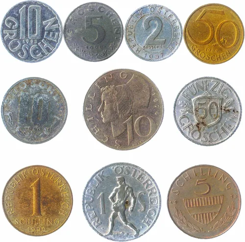 Miniatura 13 de Malta 10 Monedas Mixtas Moneda Maltesa Mils Céntimos Desde 1972