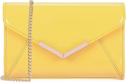 Miniatura 2 de DEXMAY - Bolso de mano de noche para mujer, de charol sintético, plegable, bolso formal
