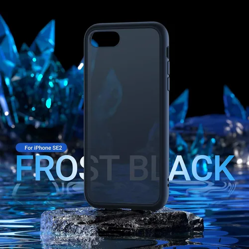 Miniatura 5 de TORRAS - Funda a prueba de golpes para iPhone SE 2022/iPhone SE 2020/iPhone 7, certificado de caída militar, parte trasera dura, semitransparente