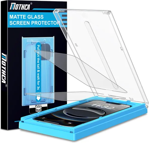 Miniatura 7 de Mothca Paquete de 2 protectores de pantalla de vidrio mate para iPhone 17 Pro Max/iPhone 16 Pro Max de 6.9 pulgadas
