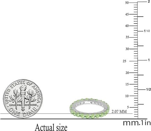 Miniatura 5 de Dazzlingrock Collection Anillo apilable de oro de 14 quilates de 1,00 quilates (quilates)
