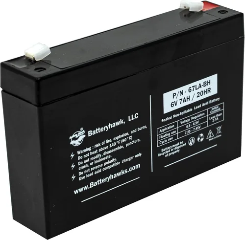 Battery Hawk UB670 ELB-0607 plomo ácido 6V 7AH SLA WP7-6 EMB-0606 sellado para señal de salida luz de emergencia BAT67 7000mah
