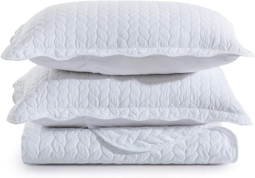 Miniatura 62 de MOONLIGHT20015 Edredón tamaño King (106 x 96 pulgadas) con 2 fundas de almohada (20 x 36 + 2 pulgadas) para todas las estaciones, juego de cama Azul