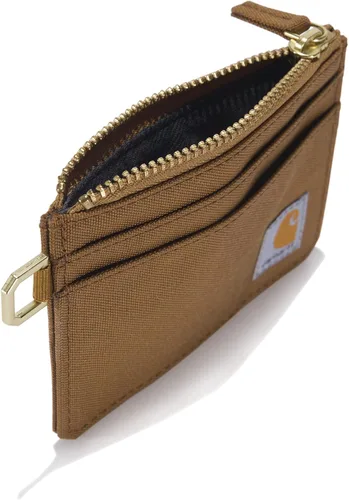 Miniatura 10 de Carhartt Cartera casual de nailon con cremallera para tarjetas para mujer