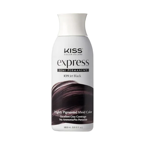 Miniatura 19 de Kiss Express - Kit completo de tinte semipermanente para el cabello, tinte vívido y altamente pigmentado para cabello vibrante, fórmula suave