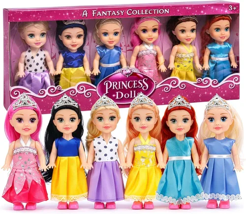 Miniatura 8 de Liberty Imports Little Career - Muñecas pequeñas con vestidos, mini muñecas pequeñas imaginativas con trajes para chef, médico, piloto, ingeniero