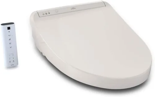 Miniatura 10 de TOTO® WASHLET® K300 - Asiento de inodoro electrónico con bidé con calentamiento instantáneo de agua, limpieza PREMIST y EWATER+ con varita, Algodón