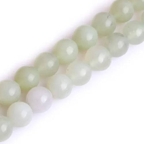 Miniatura 90 de GEM-Inside - Cuentas sueltas de ágata verde con bandas de energía natural, cuentas de energía natural para hacer joyas, 0.315 in, redondas, 15 Ágata