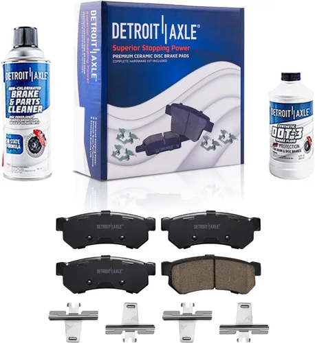Miniatura 27 de Detroit Axle - Pastillas de freno traseras para Kia Sportage 2017-2022, Hyundai Tucson 2016-2021, pastillas de freno de cerámica 2018 2019 2020