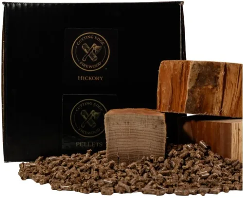 Miniatura 9 de Cutting Edge Firewood Briquetas de madera de manzano para barbacoa – Briquetas de ahumado de madera dura totalmente natural para parrillas